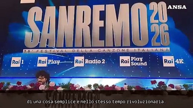 Sanremo, Renga: Il meglio di me' e' un nuovo modo di essere uomini