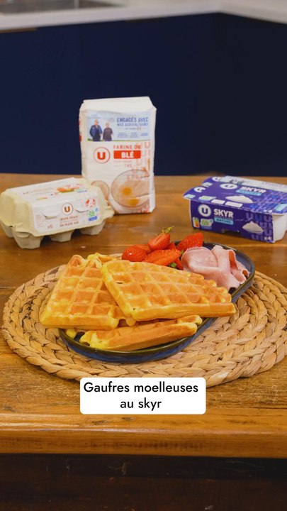 gaufres moelleuses au skyr
