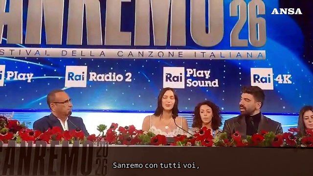 Irina Shayk: Onorata di essere a Sanremo, il festival piu' longevo al mondo