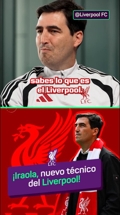 Primera reacción de Iraola tras convertirse en el entrenador del Liverpool