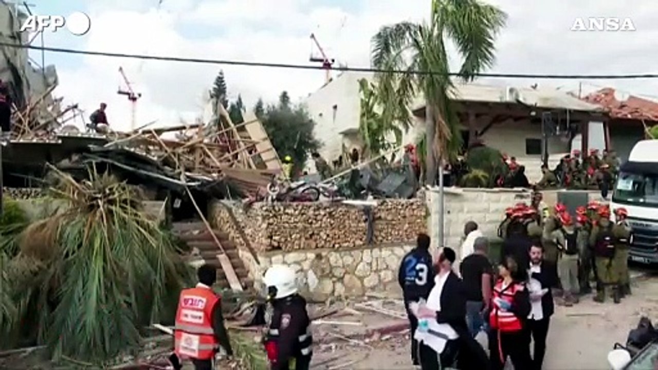 Israele, missili iraniani su una zona residenziale a Beit Shemesh