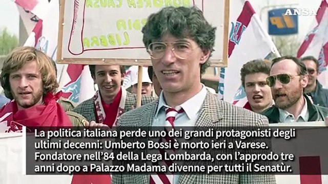 Addio a Umberto Bossi, il Senatur che voleva la secessione padana