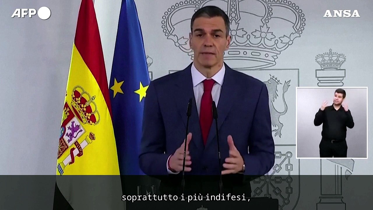 Iran, Sanchez: "La posizione della Spagna e': no alla guerra"
