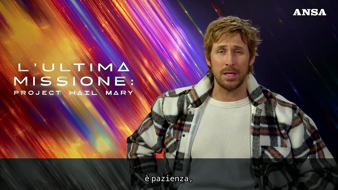 Ryan Gosling presenta "L'ultima missione: Project Hail Mary", in sala dal 19 marzo