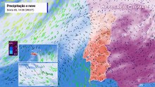 Depressão no Atlântico deverá manter os Açores sob céu muito nublado na próxima semana