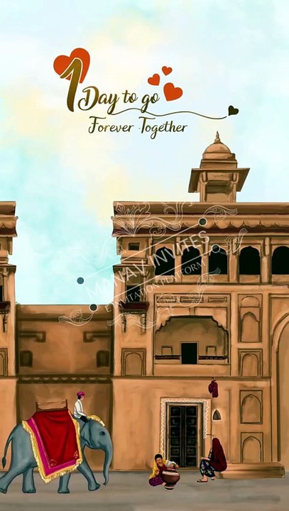 Royal Save The Date Invitation Video India | Manav Invites