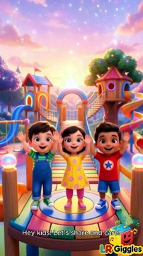 Sharing & Kindness Song 🌈✨ Kids LOVE This Happy Tune!