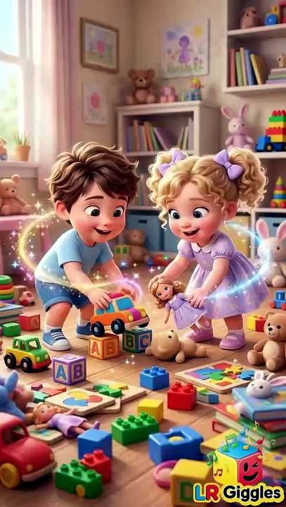 🧸 CLEAN UP FAST Before Mommy Sees! 😱 Fun Kids Song!