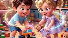 🧸 CLEAN UP FAST Before Mommy Sees! 😱 Fun Kids Song!