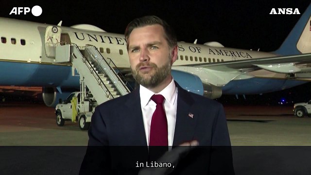 Vance: Sta all'Iran decidere se far saltare la tregua per il Libano