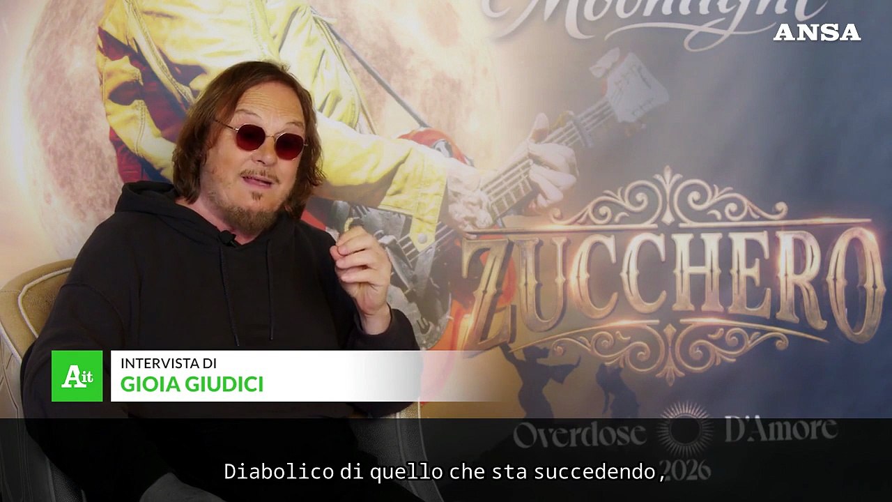 Zucchero: "Che tristezza la musica che non alza la voce contro le guerre"