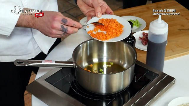 PICCIONE CON FRUTTI ROSSI, PATÉ, BABAGANOUSH E RISO AL MISO - RISTORANTE CA' STELLINA | PICCIONE CON FRUTTI ROSSI, PATÉ, BABAGANOUSH E RISO AL MISO - RISTORANTE CA' STELLINA