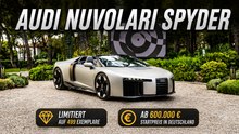 Audi Nuvolari Spyder: Kommt die Roadster-Version des Supersportlers?