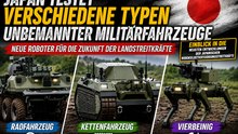 Japan testet verschiedene Arten unbemannter Militärfahrzeuge