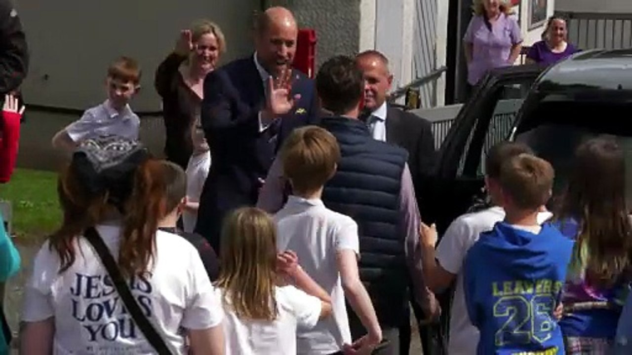 Kids left ecstatic after shaking hands with Prince William
