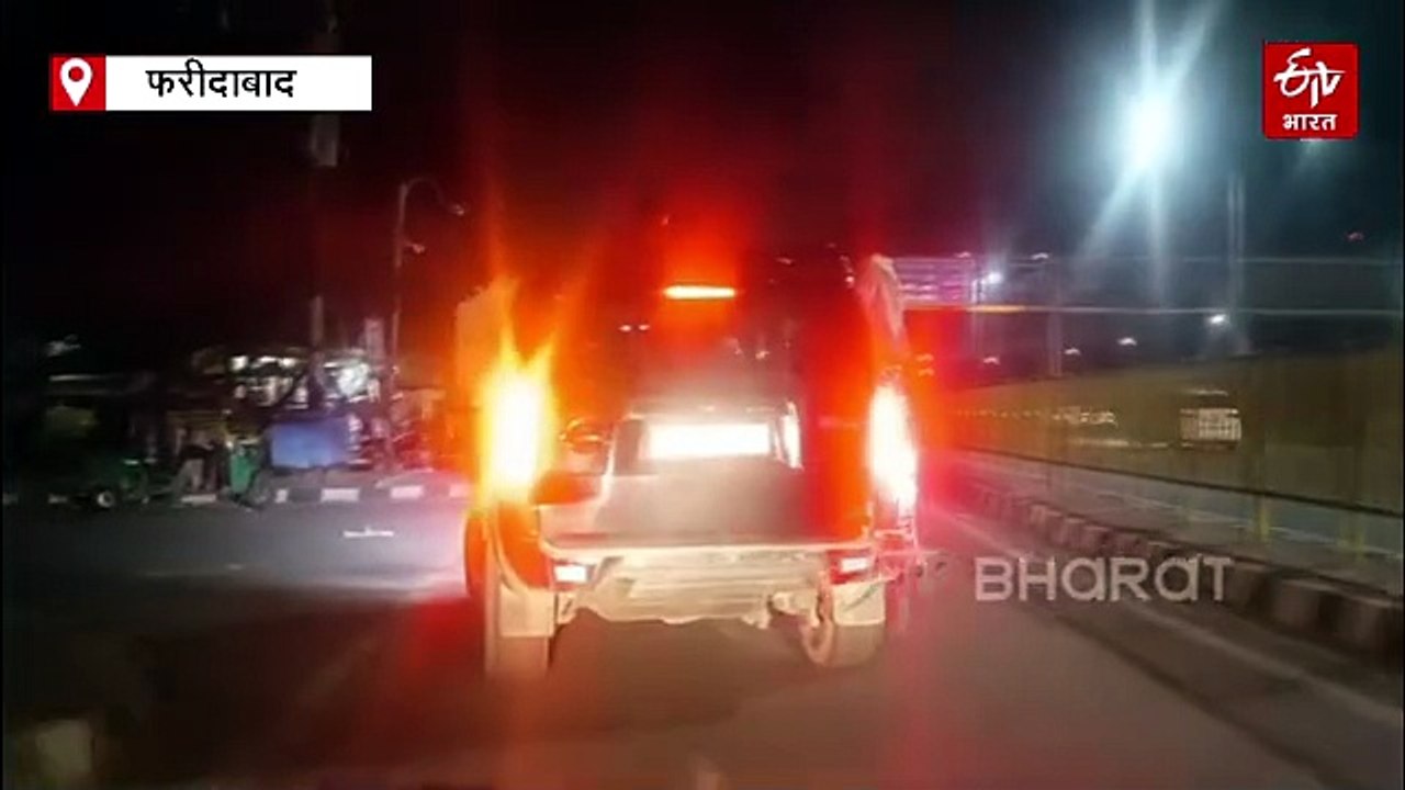 फरीदाबाद में स्कॉर्पियो सवार युवकों का डेंजरस स्टंट, शीशे खोलकर छत पर बैठे, शोर-शराबे के साथ मचाई हुड़दंग