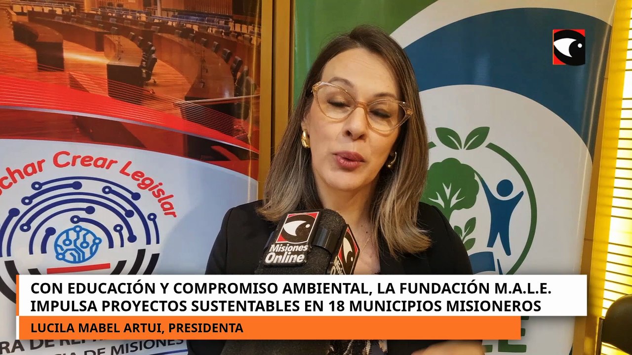 La Fundación M.A.L.E. a proyectos sustentables en 18 municipios misioneros