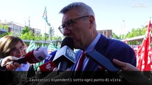 Primo Maggio, Landini: "Senza la pace il lavoro dignitoso non esiste"