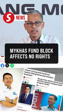 Blocking special funds under MyKhas does not affect MPs' rights, says Fahmi