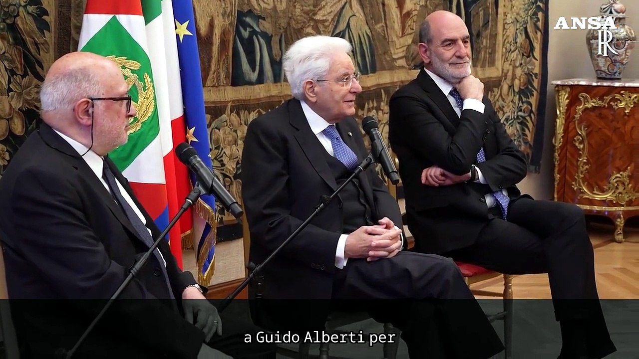 Mattarella: "Togliere dalle mani le armi e mettere nelle mani un libro"