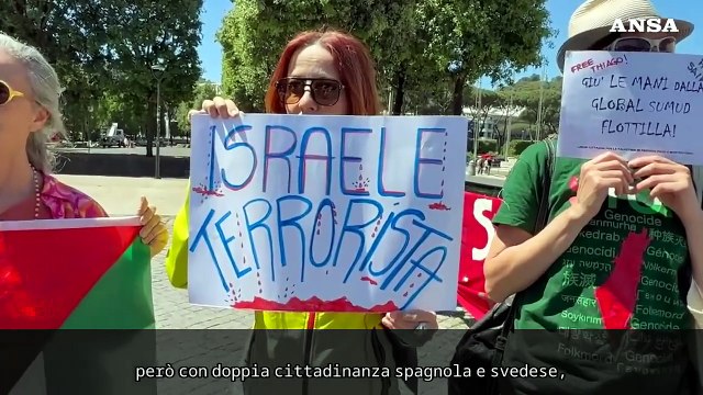 Flotilla, presidio davanti al ministero degli Esteri per gli attivisti trattenuti
