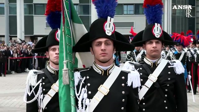 Mattarella alla Scuola marescialli dei carabinieri di Firenze
