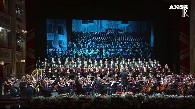 Nabucco incanta la Scala per gli 80 anni dalla ricostruzione del Teatro