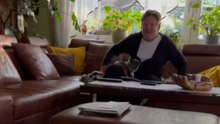 Man Pauses In Disbelief After His Daughter Returns From Abroad