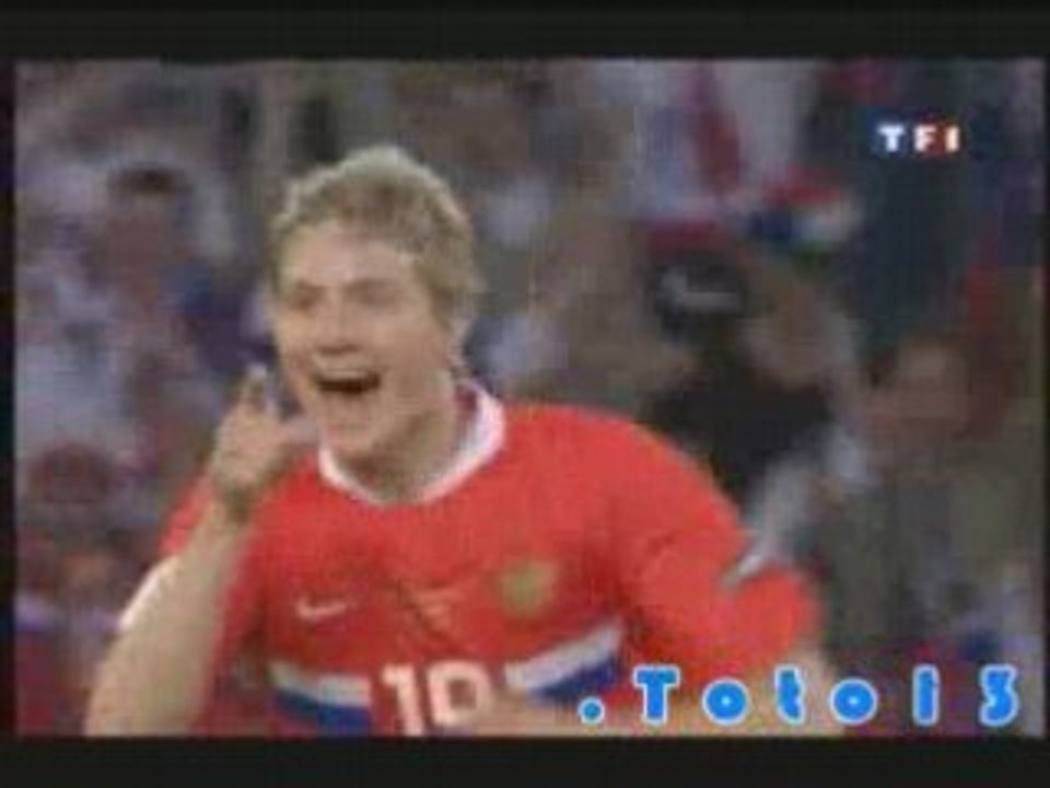 Russie-Suède 1-0 Pavlyuchenko