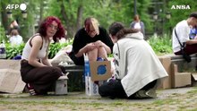 Ucraina, attivisti protestano a favore dei diritti Lgbtq