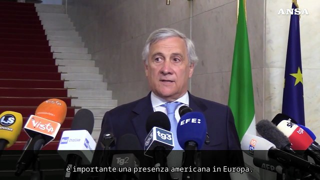 Tajani: Anche gli Usa hanno bisogno di Italia e Europa
