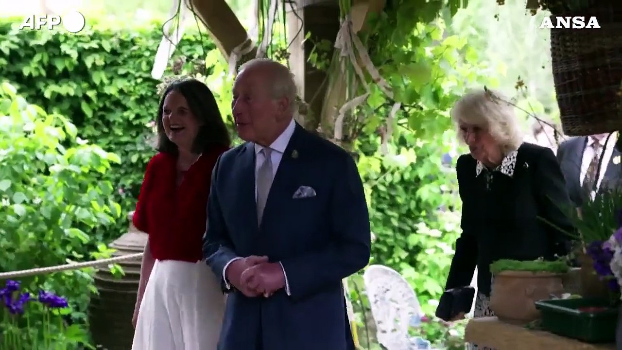 Carlo e Camilla visitano il Chelsea Flower Show a Londra