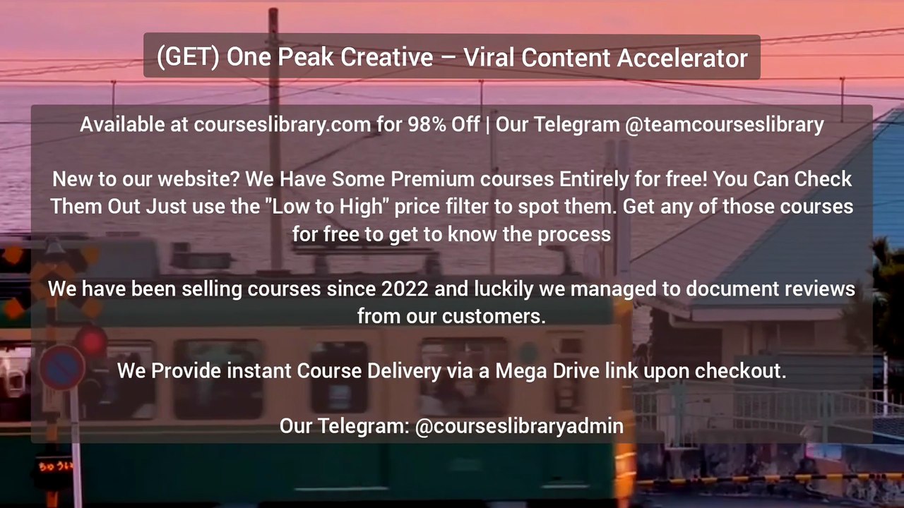 GET) One Peak Creative – Viral Content Accelerator