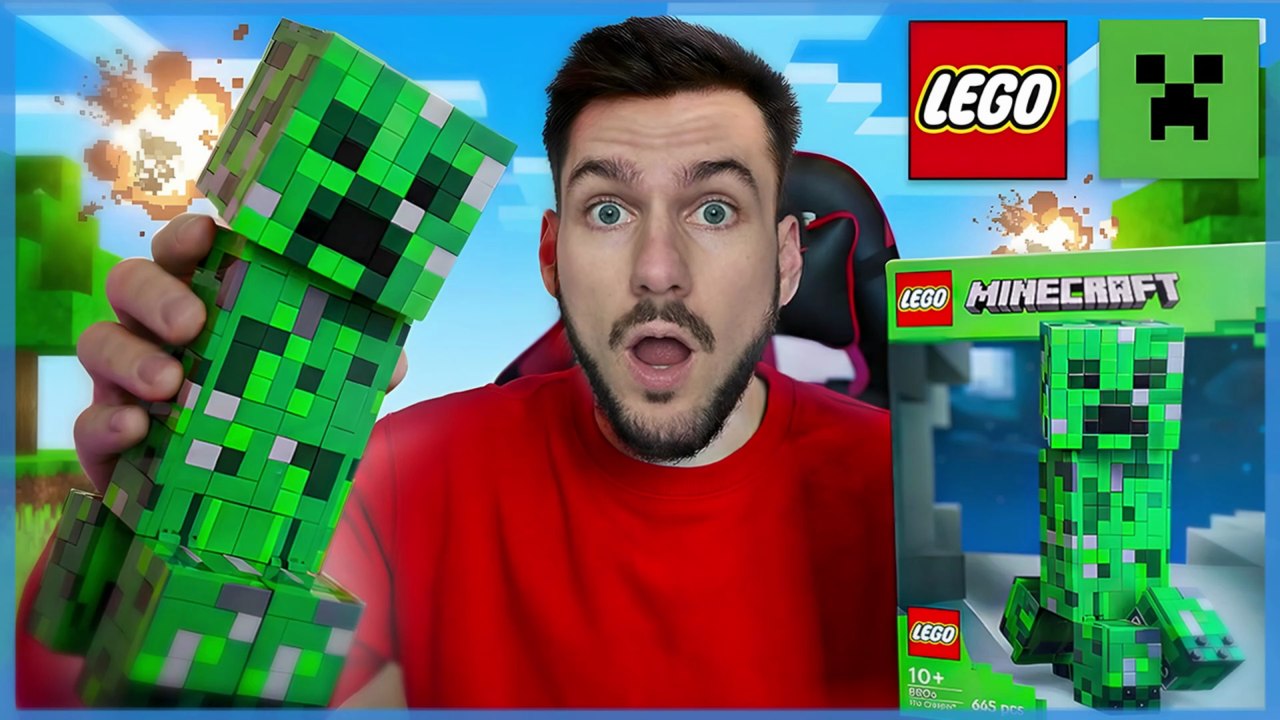 LEGO Minecraft : Montage du Creeper géant (Set 21276) et gros FAIL à la fin ! 🧱🤦‍♂️