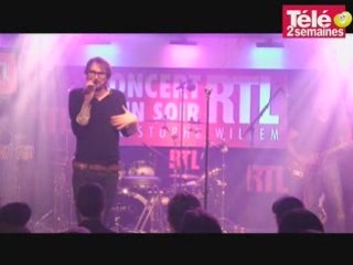 Christophe Willem, son concert privé à RTL