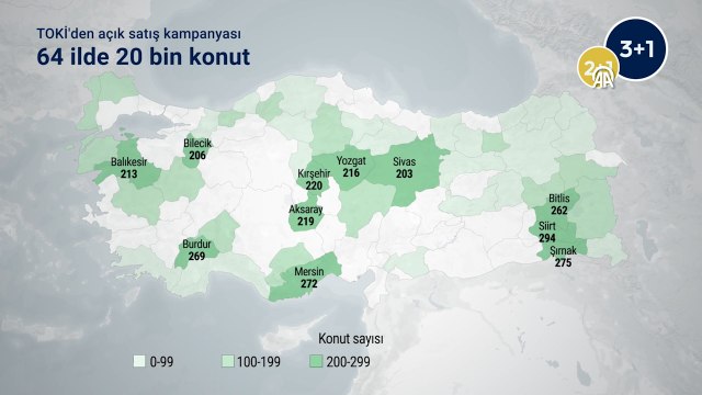 TOKİ'den açık satış kampanyası: 64 ilde 20 bin konut