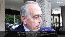 Figc, Abete: "Candidatura depositata, ma ora discutiamo dei problemi del calcio"