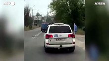 Drone russo colpisce un veicolo dell'Onu a Kherson