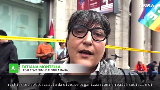 Flotilla, presidio a Roma per la liberazione degli attivisti sotto processo in Israele