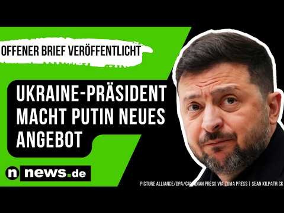 Wolodymyr Selenskyj: Offener Brief veröffentlicht – Ukraine-Präsident macht Putin neues Angebot