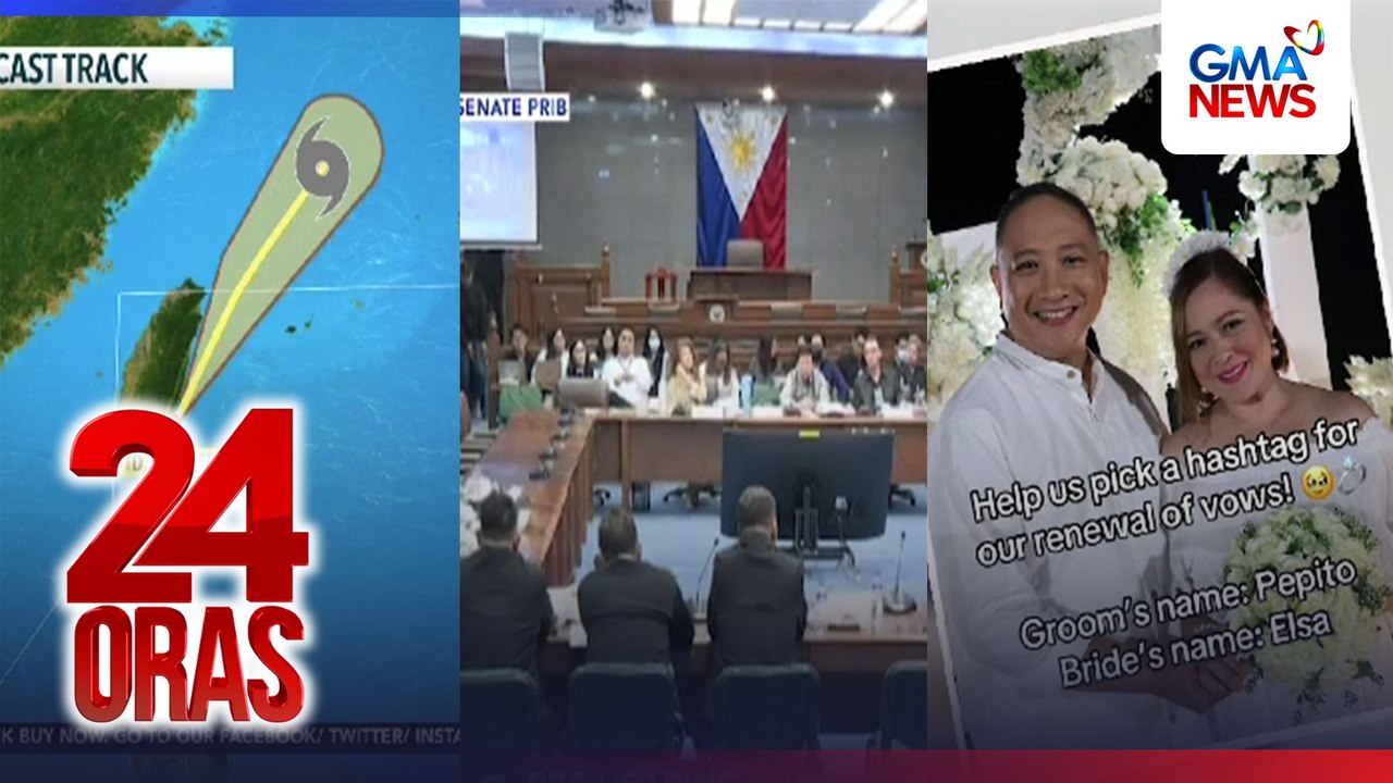 24 Oras: (Part 2) Inflation ngayong Mayo; Update sa Bagyong Ester; Legal ba ang Senate BRC hearing ng Cayetano bloc?; Renewal of vows ni Pitoy at Elsa, atbp