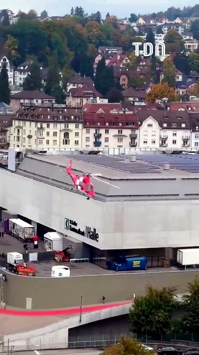 Un atterrissage de la Rega à Saint-Gall devient viral