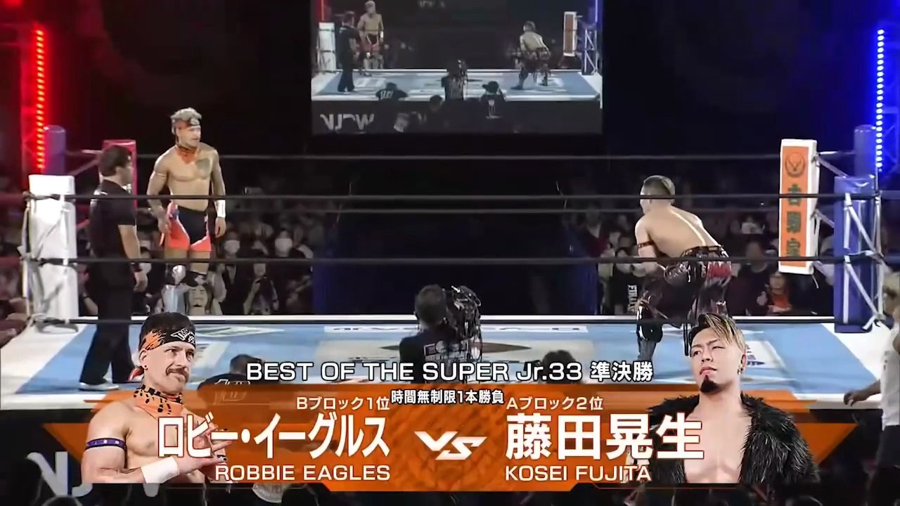 Kosei Fujita vs. Robbie Eagles - Best of the Super Jr. 33 Semifinal Match: NJPW Best Of The Super Junior 33 Day 13 (6/5/2026)