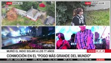 Los fanáticos se despiden del Indio Solari en su casa