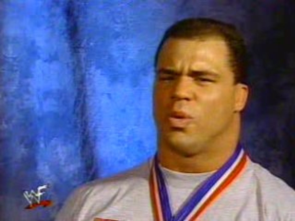 WWE - Kurt Angle's Hilarious 'Interview' with The Rock