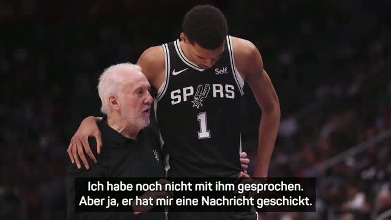 Wemby zu Popovich: "Sagte mir, dass ich schlecht war"