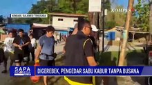 Pengedar Sabu di Kendari Kabur Tanpa Busana Saat Digerebek, Polisi Lepas Tembakkan Peringatan