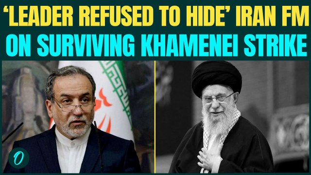 Iranian FM Araghchi RECALLS Moment He Survived Strike That KILLED Khamenei ‘Leader Refused To Hide’