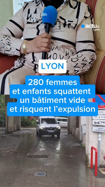 "On demande juste un toit" : à Lyon, des femmes et des enfants qui squattent un immeuble sont menacés d'expulsion