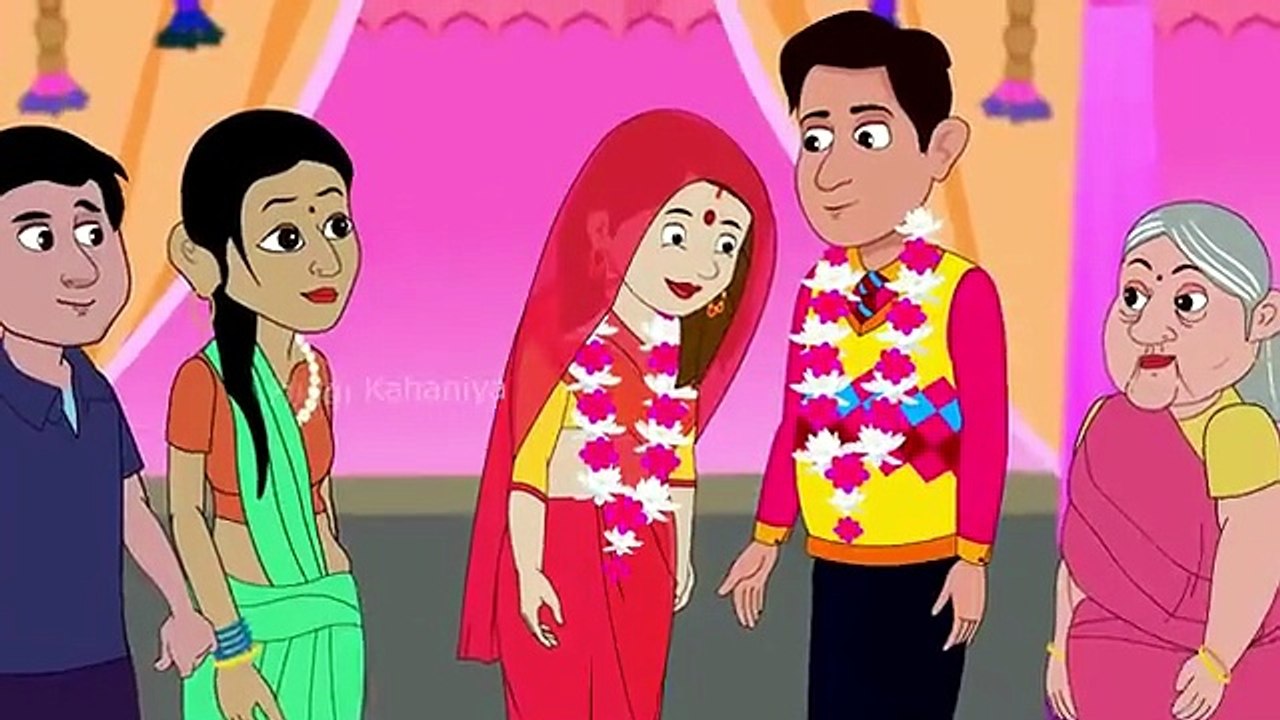 Kahani मॉडल बहु - Hindi Kahaniya _ Bedtime Moral Stories _ Hindi Fairy Tales _ Funny Story _ Dadimaa(360P)